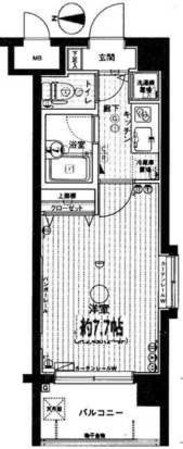 ラグジュアリーアパートメント両国の物件間取画像